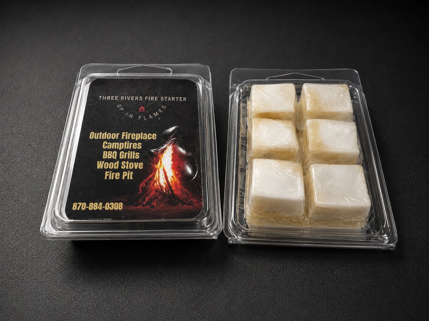6 pk Fire Cubes